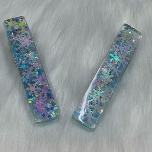 Let it Snow Hair clip’s (Set of 2)